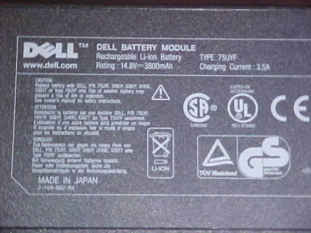 Closer shot of battery module